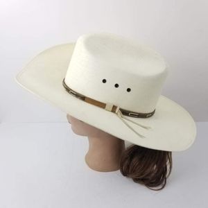 Stallion By Stetson Men's Straw Cowboy Hat 7 1/2